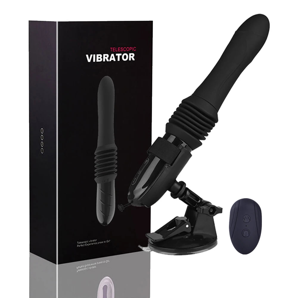 Thrusting Dildo Vibrator Sex Machine Auto Telescopic Vagina Anal Stimulator G Spot Clitoral Female Masturbator Sex Toy for Women