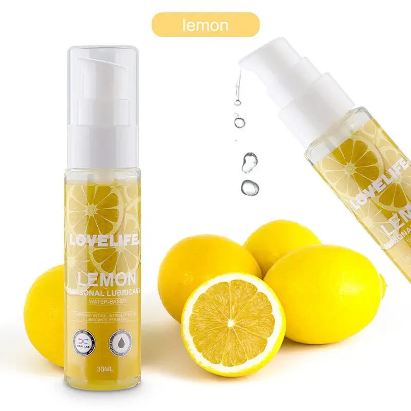 30ml Strawberry Flavor Edible Lubricant for Anal Vaginal Oral Sex Silicone Lubricating Oil Adult Sex Products Body Massage Gel
