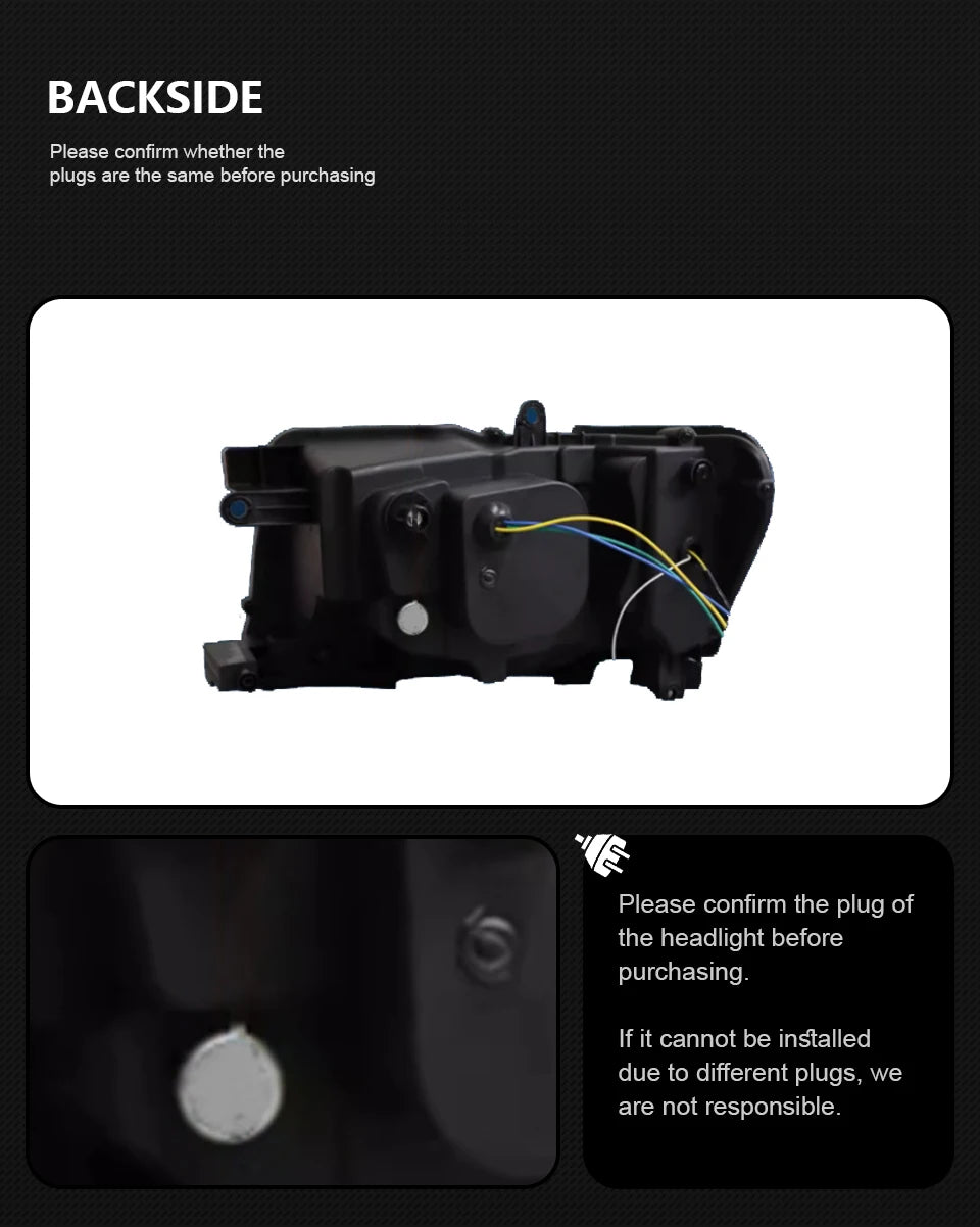 Car Lights for Patrol Y61 2005-2022 LED Auto Headlights Assembly Upgrade Defender Style Design Bifocal Lens Exterior Accessories