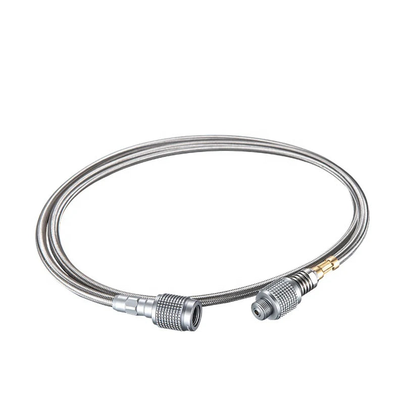 CAMPINGMOON 3 in 1 Butane Adapter Extension Hose Split Furnace Adapter Gasagnetic Suction Head Connector for Camping CAMPINGMOON