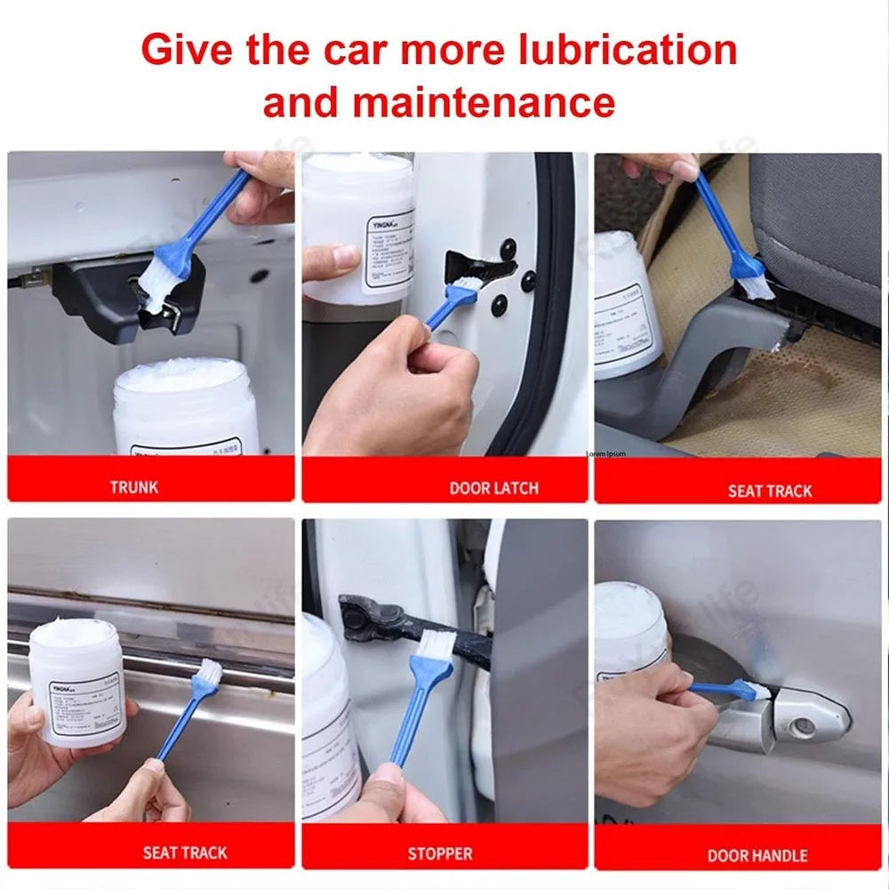 Car Sunroof Track Lubricating Grease Door Abnormal Noise Antirust Oil White Mechanical Maintenance Gear Bearing Oil Grease Kit
