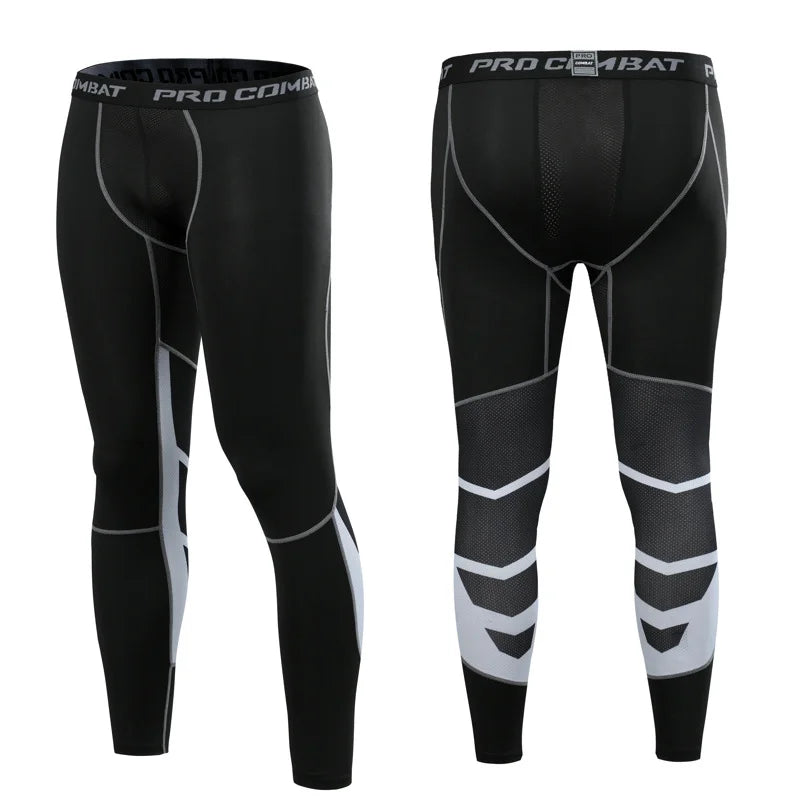 Men's Running Trousers Base Layer Tight Training Fitness Basketball Sports Skinny Cycling Quick Dry Long Pants S M L XL 2XL 3XL