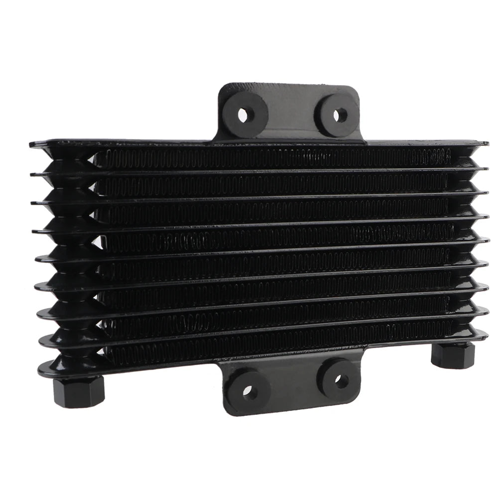 Moto ATV Modification Aluminum Alloy Cooling System Motorcycle Radiator Condenser 8 Row Engine Oil Cooler Transmission Radiator