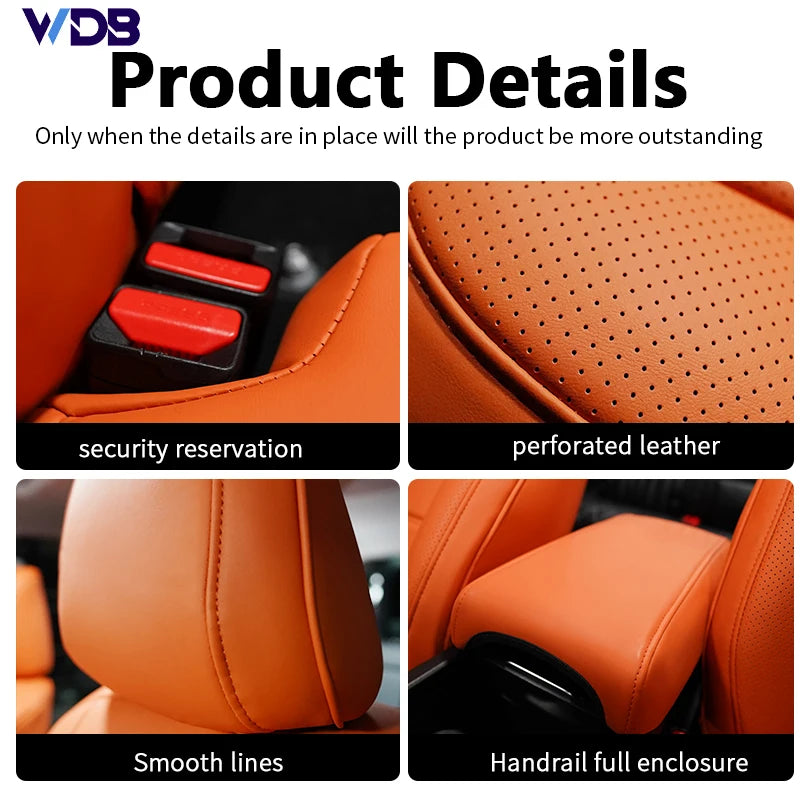 Custom Car Seat Covers Full Set Leather For Tank 300 2021 2022 2023 2024 Auto Interior Styling Protector Accesories Styling