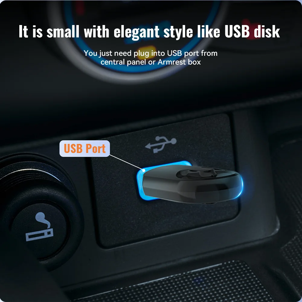 XUDA NEW Wireless CarPlay Android Auto Wireless Adapter Smart Mini Box Plug And Play WiFi Fast Connect Universal For Nissan