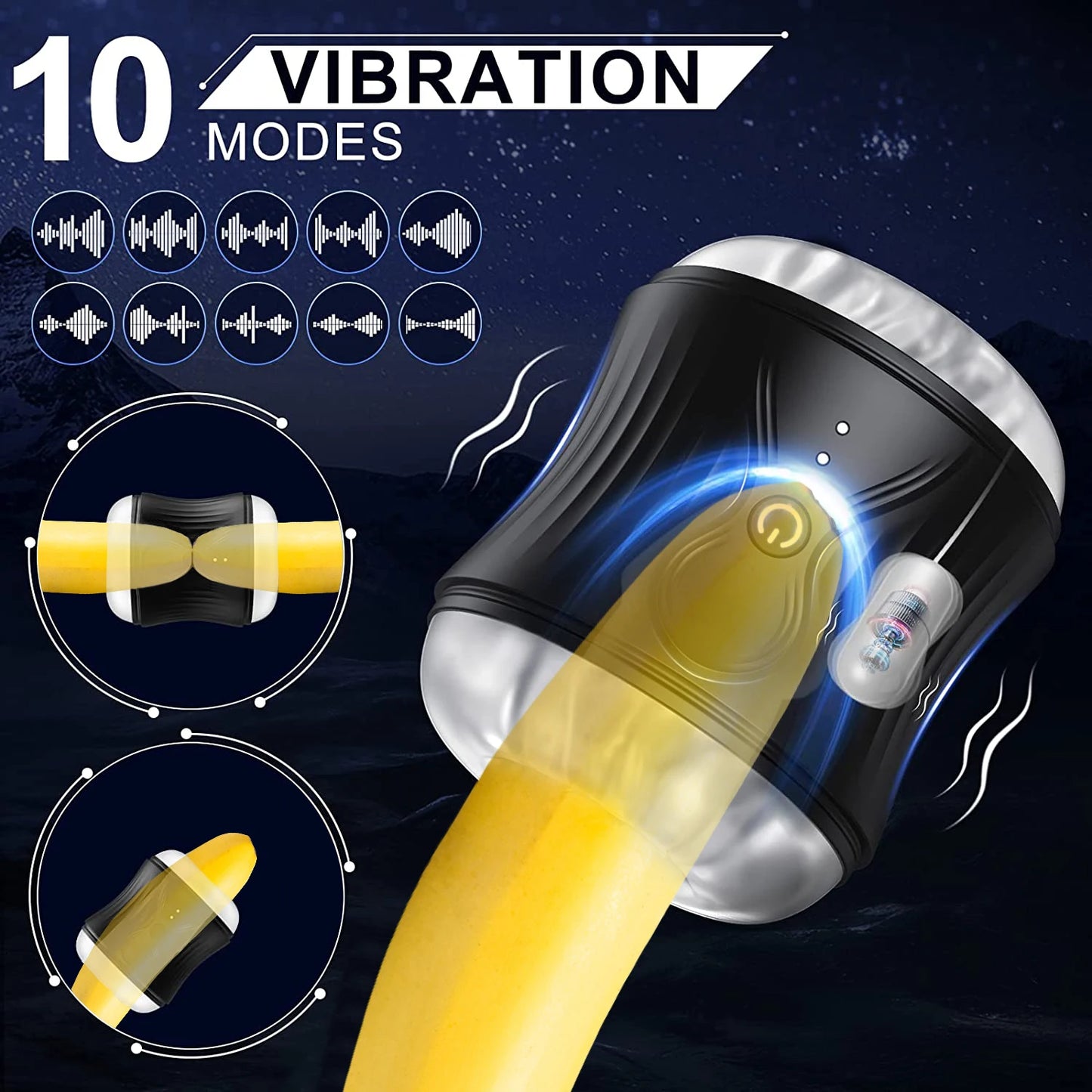 Automatic Male Masturbator Sex Toys for Men Adult Toy Male Thrusting Rotating Masturbation Tools Sex Machine Electric Penis Pump