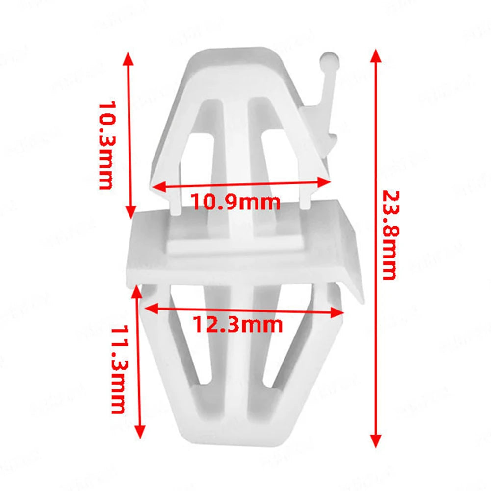 20x For Volvo S40 V40 2000-2004 Sill Trim Clips Fastener Clamp Side Skirt Auto Threshold Plate Molding Plastic Fixed Buckle