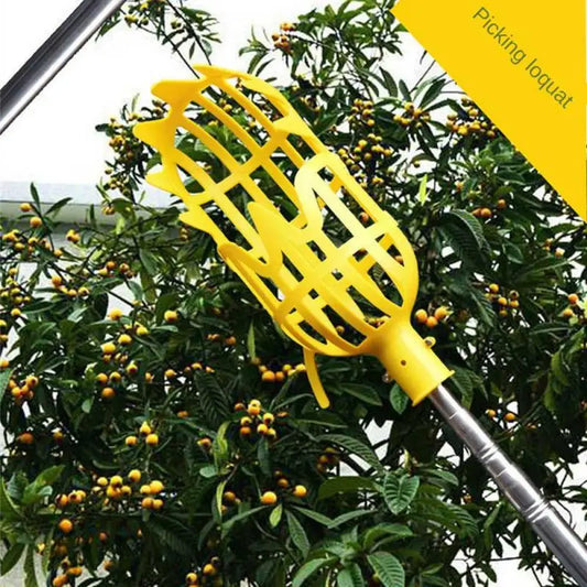 Garden Basket Fruit Picker Head Multi-Color Plastic Fruit Picking Tool Catcher Agricultural Bayberry Jujube Picking Supplies