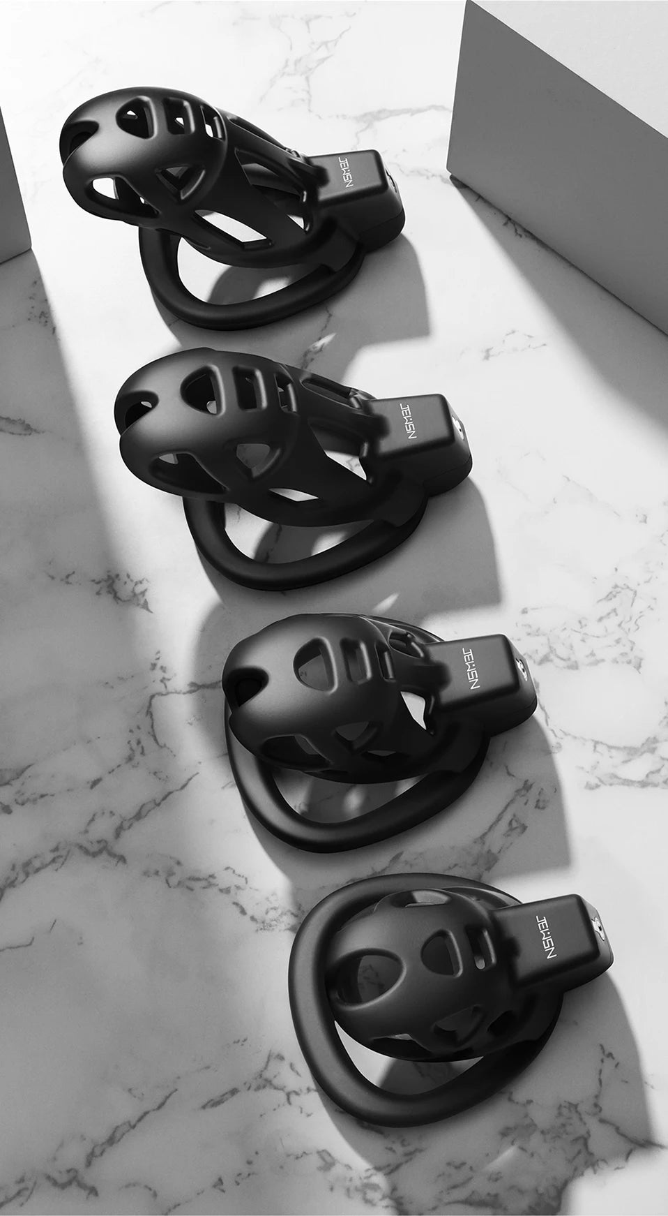 Jeusn Male Chastity Cage Sex Toys Discreet Sissy Femboy Chastity Cock Cage Device Penis Rings Male With 3 Size Men's Adult Goods