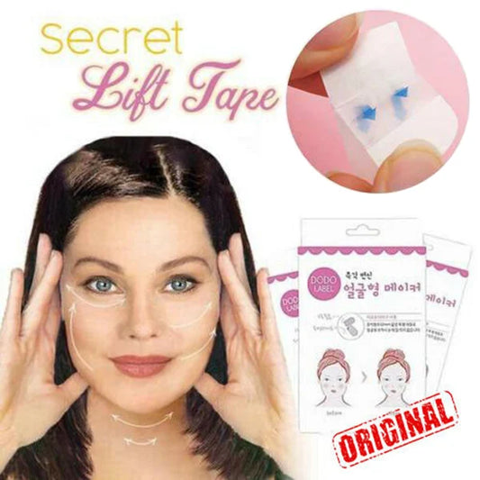 40pcs/10sheets V Lift Face Sticker Invisible Makeup Adhesive Lift Face Tape Slim Patch Breathable Sticker Lifting Tighten Chin