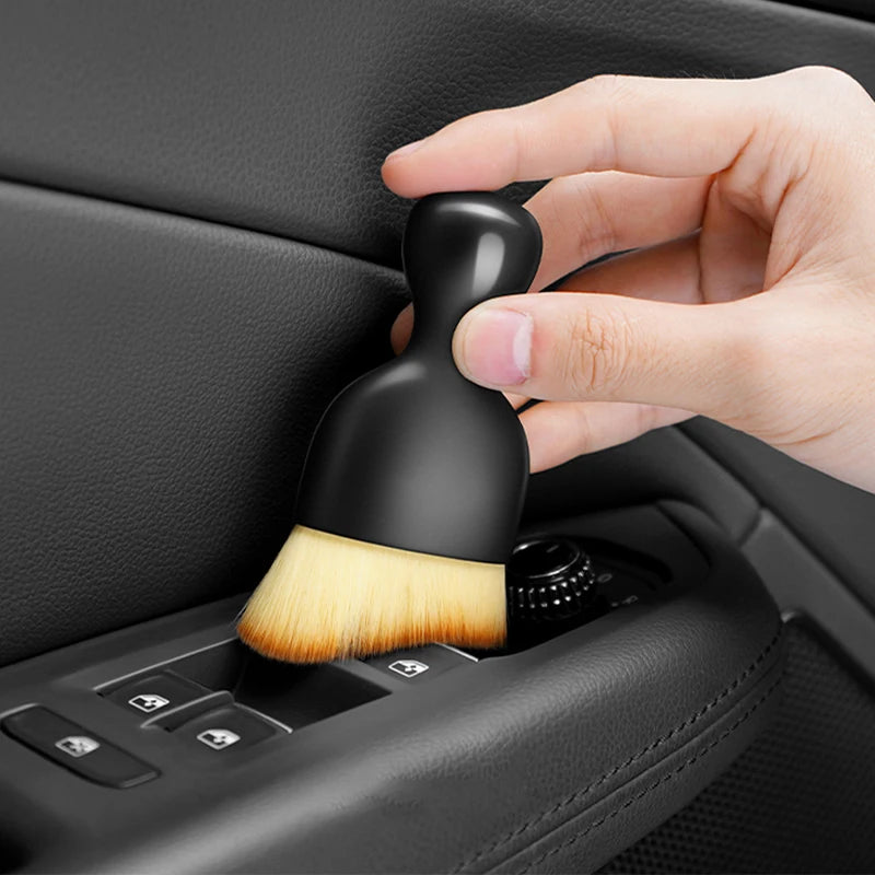SEAMETAL Soft Cleaning Brush for Car Air Outlet Dust Sweeping Tools Auto Interior Clean Brushes Scratch-Free Car Detailing Tool