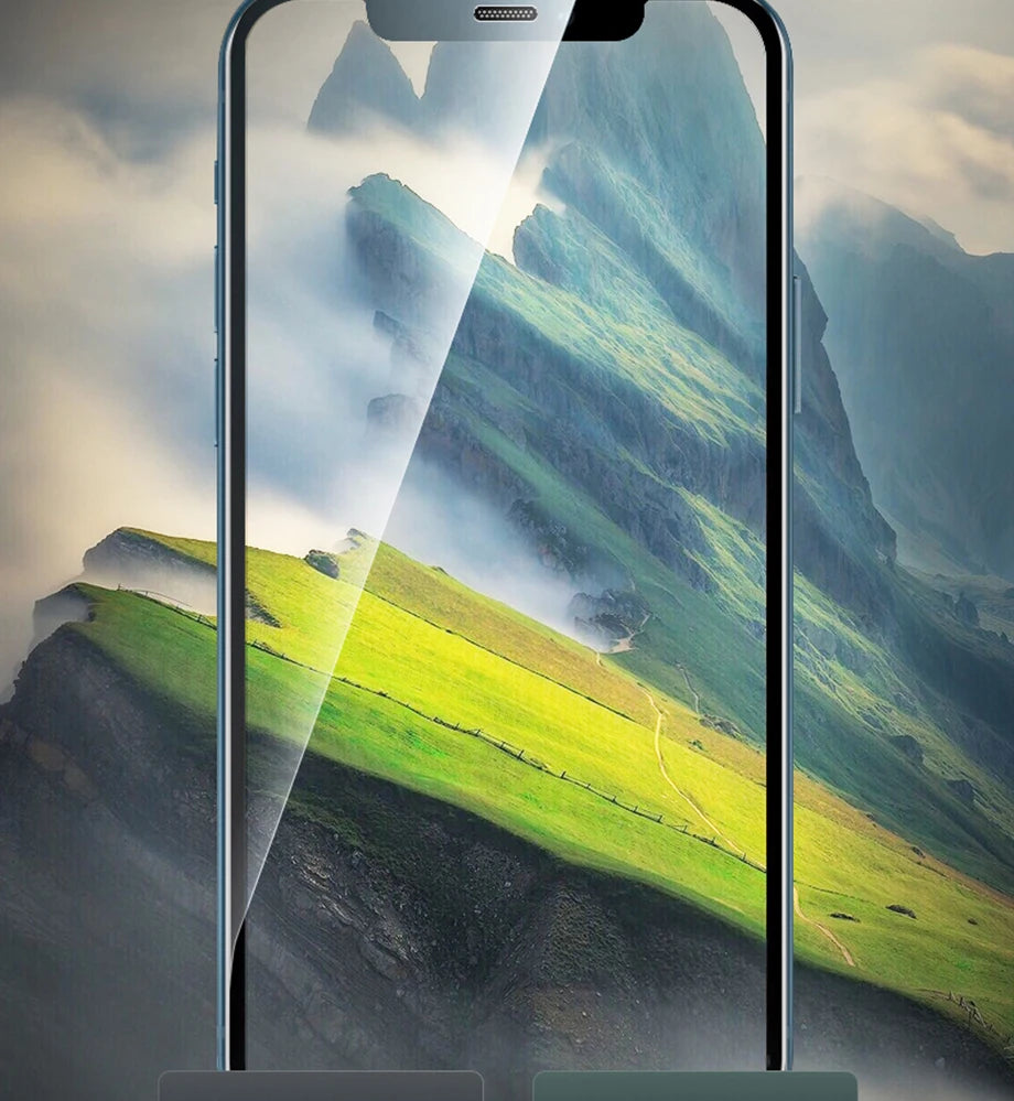 3-5Pcs Full Cover Screen Protector For iPhone 15 14 13 12 11 Pro Max Protective Glass For iPhone X XR XS Max Tempered Glass Film