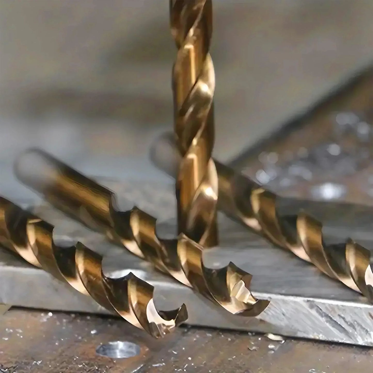STONEGO 99Pcs High-Speed Steel Titanium Coated Drill Bit Set - 1.5mm to 10mm Twist Drills for Wood, Plastic, and Aluminum