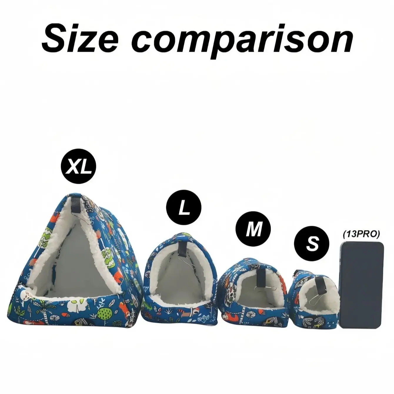 1pc, S/M/L/Xl Birdcage, Warm Bird'S Nest, Winter Bed, House Shed, Hanging Bed, Tent, Plush Hiding Room, Small Pet Parrot