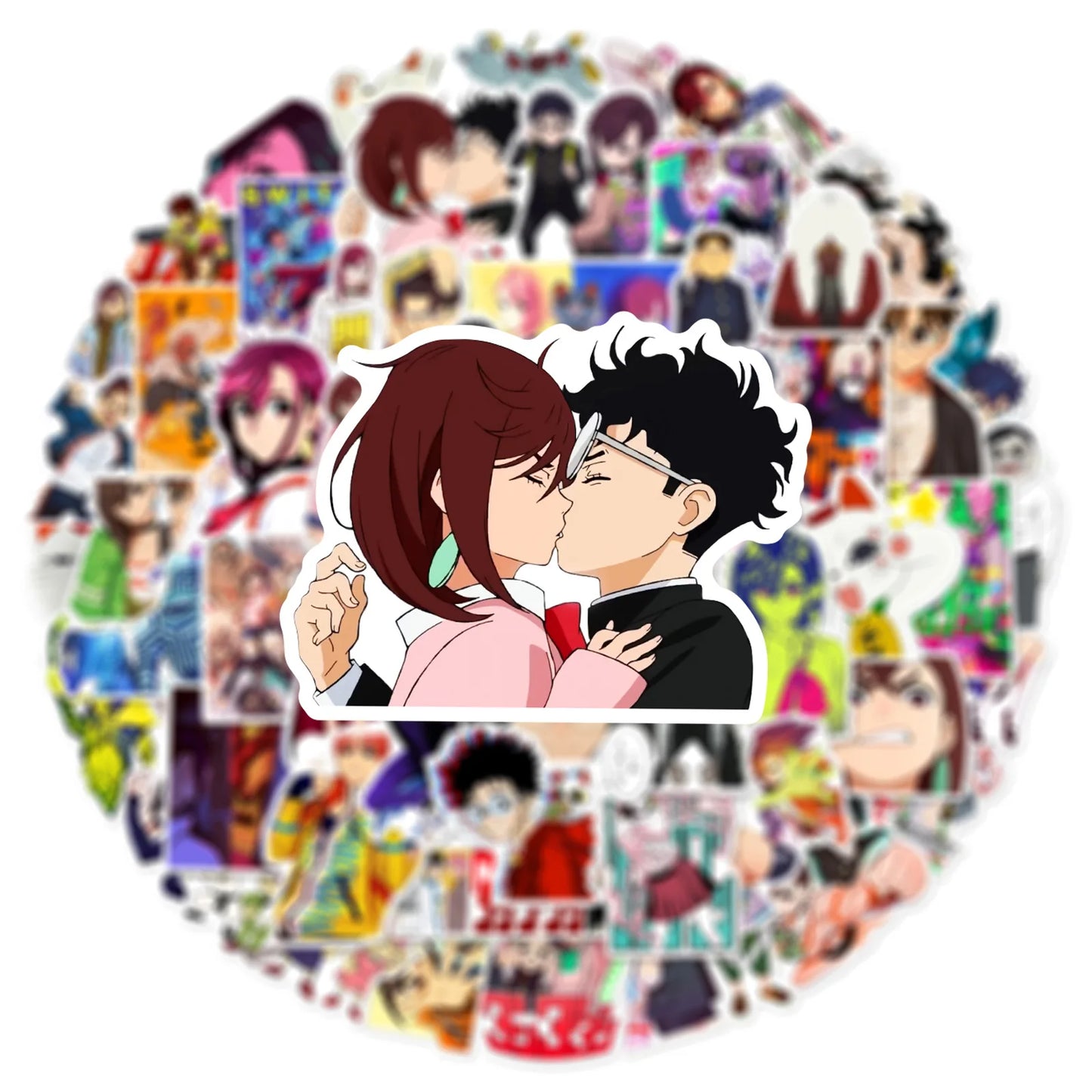 60pcs DAN DA DAN Anime Ayase Momo Stickers Cool Classic Manga Sticker DIY Fridge Notebook Phone Funny Decals for Kids Toy