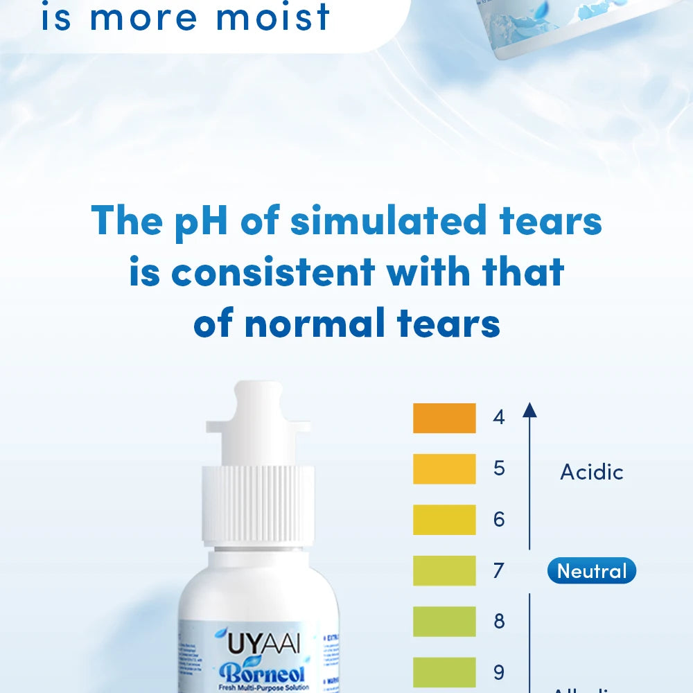Brand New Contact Lenses Solution Nursing Borneol 60ml for Eyes Contact Lenses Water Pupil Cleaning Health Care Lenses Solution