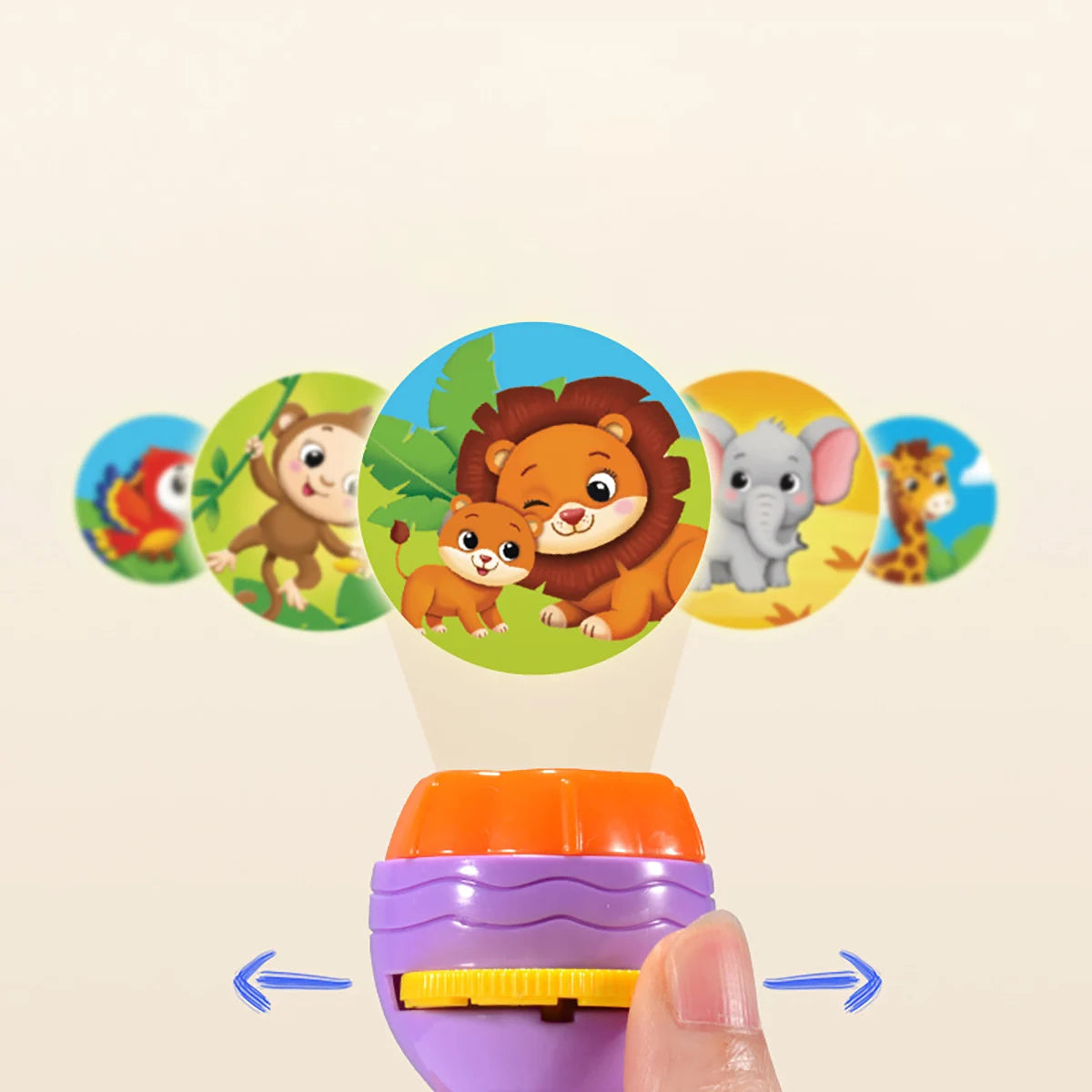 Flashlight Projector Torch Lamp Toy Cute Cartoon Creativity Toy Torch Lamp Flashlight Projector Toy Baby Sleeping Story Book ﻿