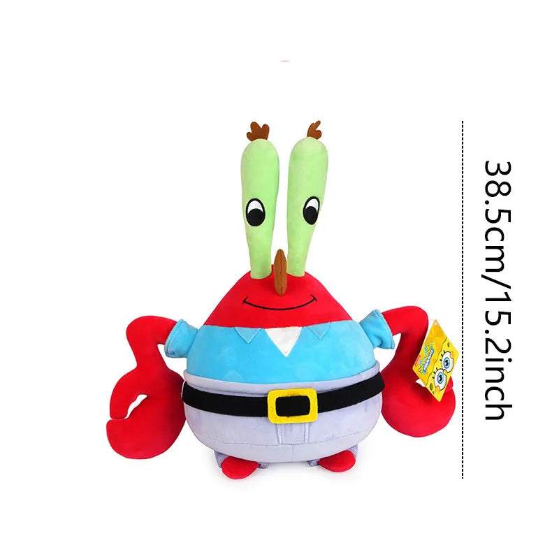 Anime Spongebob Squarepants Patrick Star Squidward Eugene H. Krabs Gary Kawaii Cartoon Stuffed Plush Toys Birthday Gift For Kids