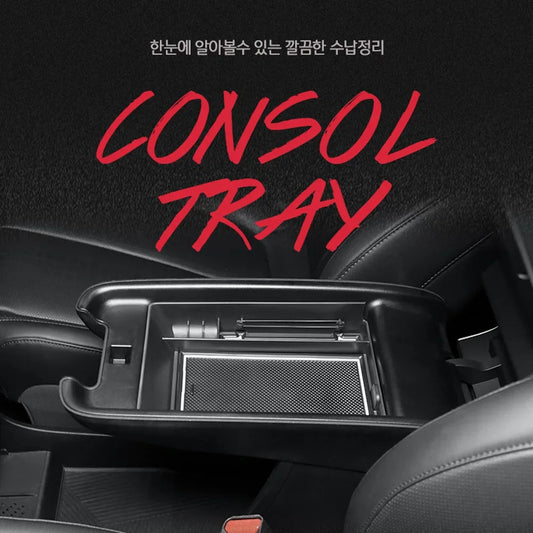 Center Console Armrest Storage Box Organizer Tray Interior Stowing Tidying For Hyundai IONIQ 5 Left Hand Drive