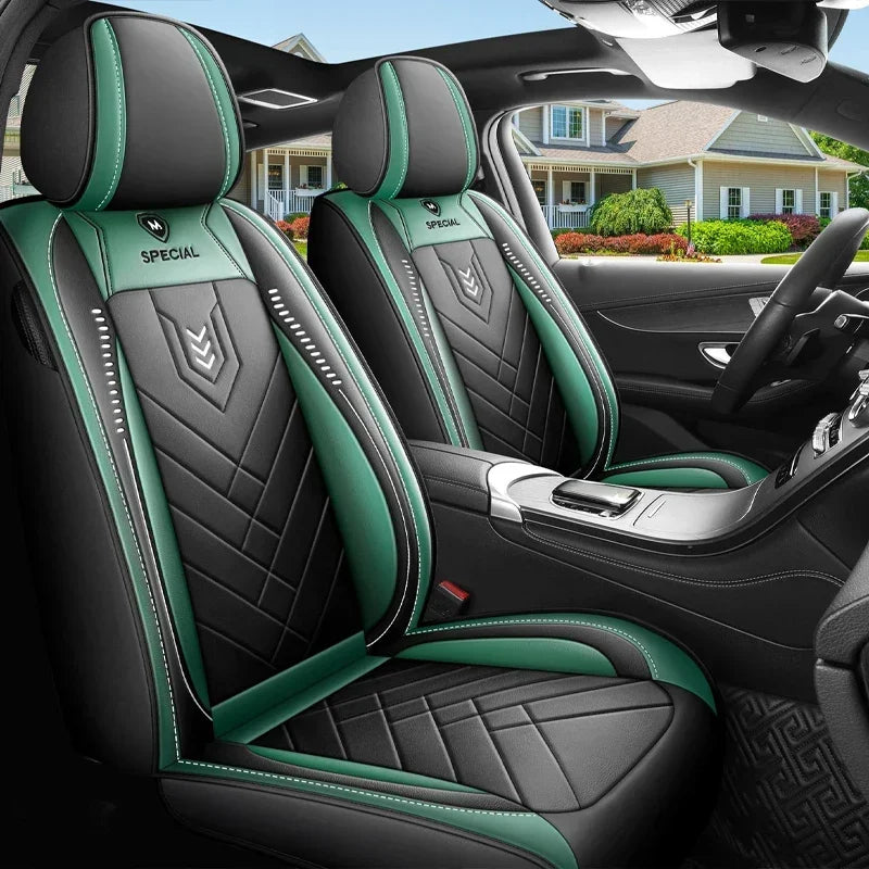 1pcs All inclusive seat cover full leather car seat cushion Driver's seat cover or passenger seat cover all season universal pad
