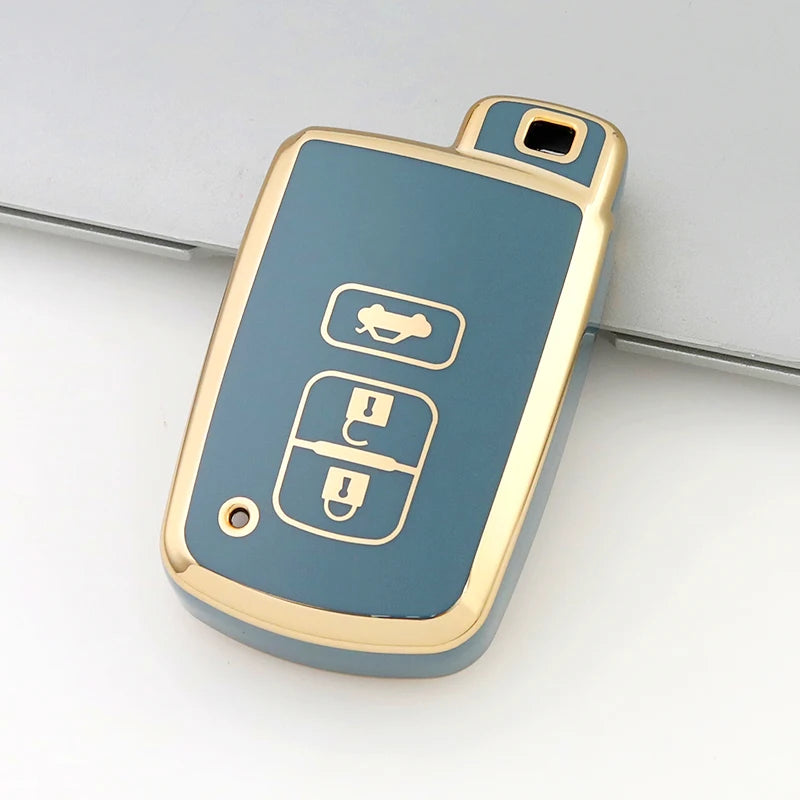 TPU Car Remote Key Case Cover Shell for Toyota RAV4 Highlander Auris CHR Avalon Land Cruiser Corolla Camry Protected Fob Bag