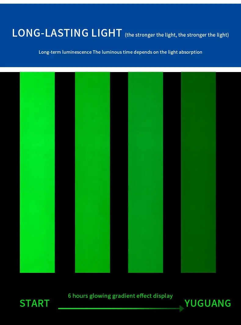 Luminous Tape Luminous Tape Green Warning Ground Light Storage Stair Anti Slip Sticker Reflective Fluorescent Tape