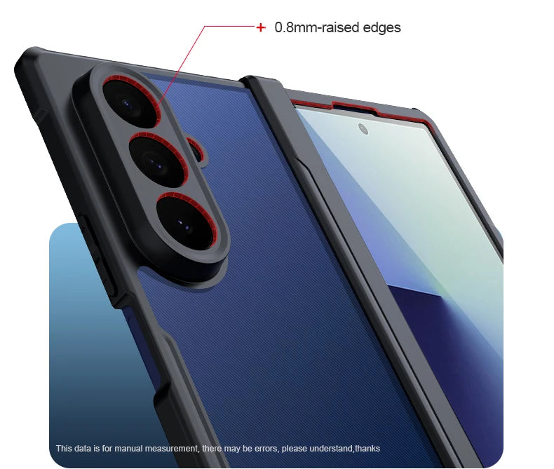 Xundd For Samsung Galaxy Z Fold 7 6 5 4 3 Case Hinge Coverage Protection Built-in Screen Protector Phone Cover For 폴드 7 케이스