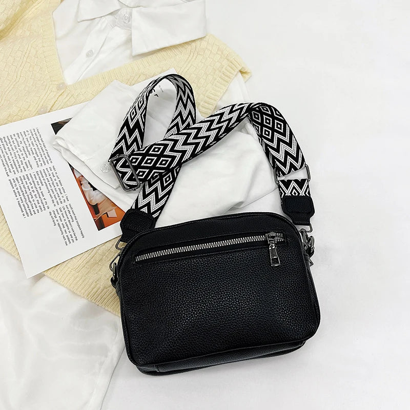 New Fashion Women's Bag Senior Simple Atmosphere Single Shoulder Crossbody Bag With Retro Small Square Bag Simple Fashion