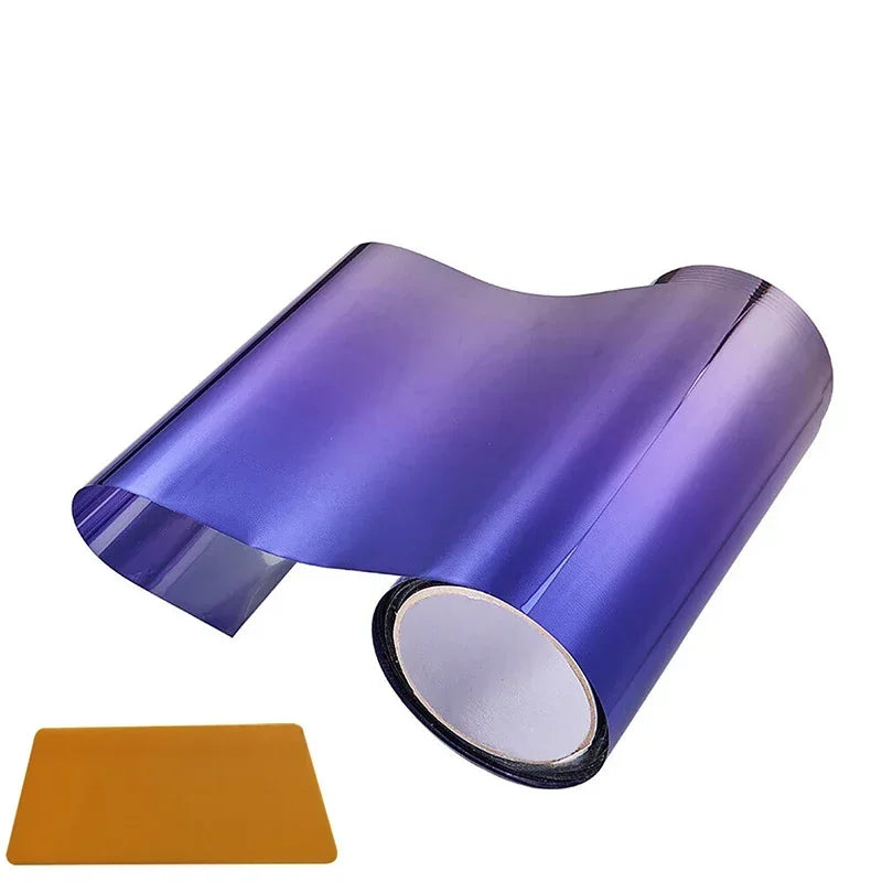 Car Window Sun Visor Strip Tint Film Front Windshield Protect Shade Blocking UV Sticker DIY Film Gradient Colorful Car Stickers