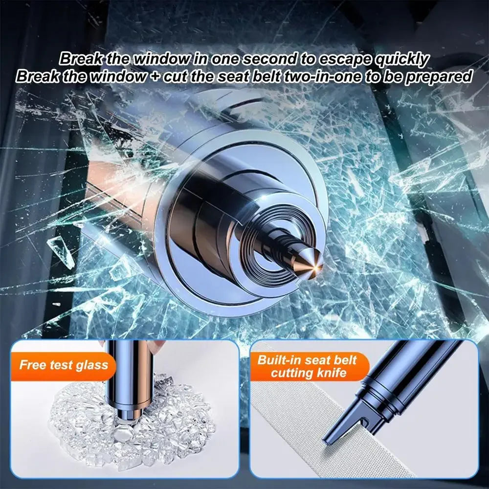Emergency Hammer For Car Car Glass Breaker With Seatbelt Cutter Car Auto Accessory Window Breaking Tool Safety Hammer For New