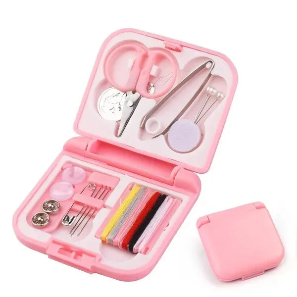 Square Mini Sewing Kits Household Sewing Kit DIY for Traveller Beginner Sewing Supplies