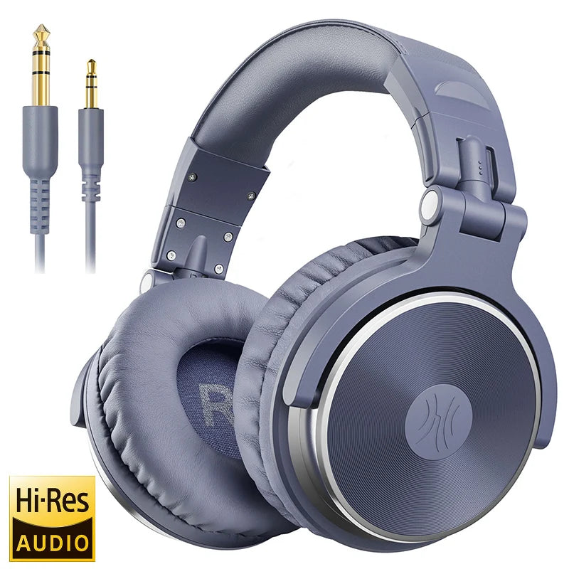 Oneodio Pro 10 Over Ear Headphones Hifi Studio DJ Headphone Wired Monitor Music Headset Earphone With Mic For Phone Computer PC