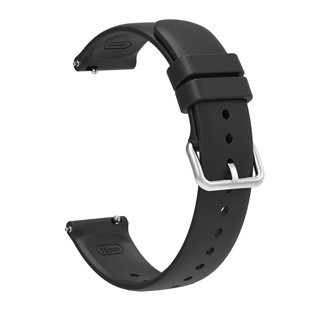 For Xiaomi Watch S4 41mm Silicone Strap Band Wristband 18mm Correa For Huawei Watch GT 5 4 41mm/Watch5 42 Accessories Watchband
