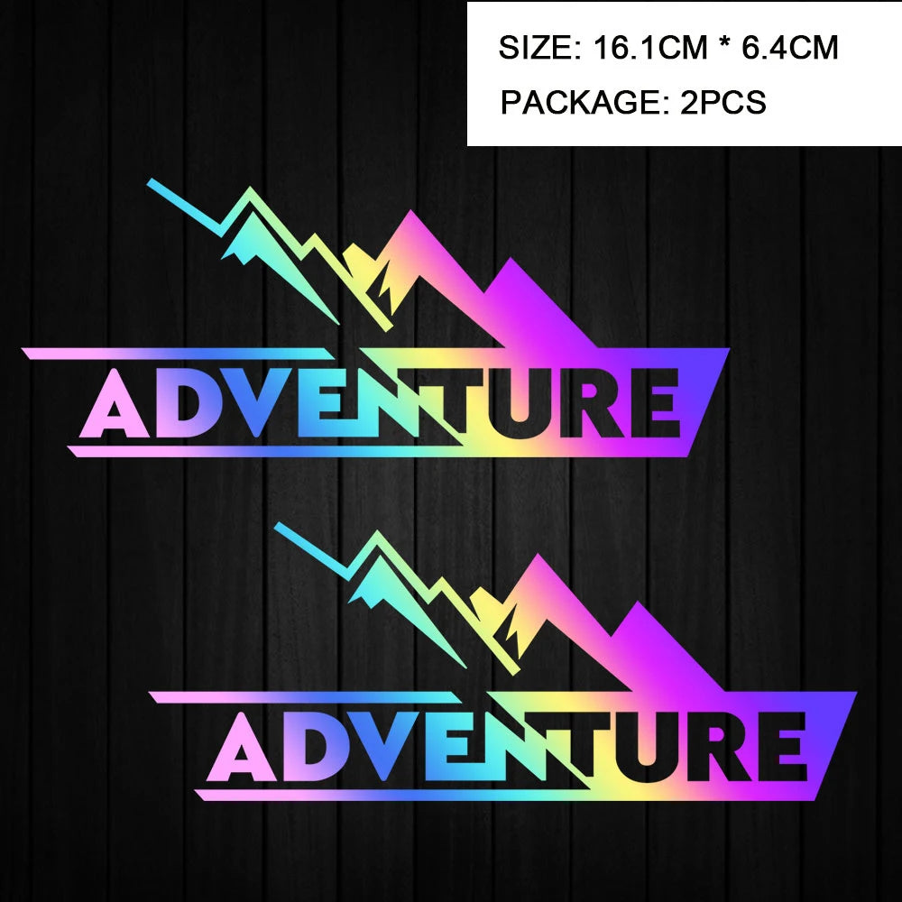 Motorcycle Top Box Reflective Adventure Stickers for Honda Africa Twin BMW GS 1200 1250