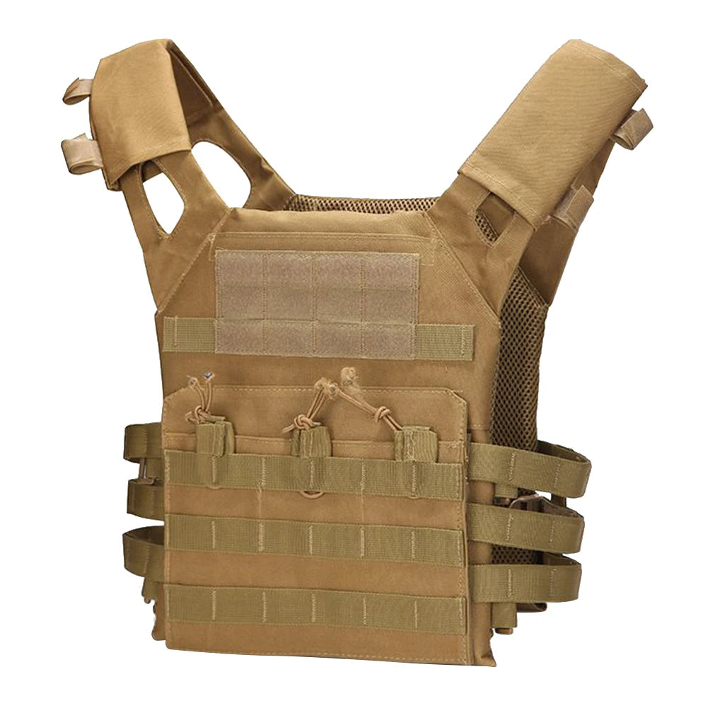Nylon Tactical Vest Body Armor Hunting Carrier Airsoft Accessories Combat MOLLE Camo Military Army Vest CS Game Jungle Equipment