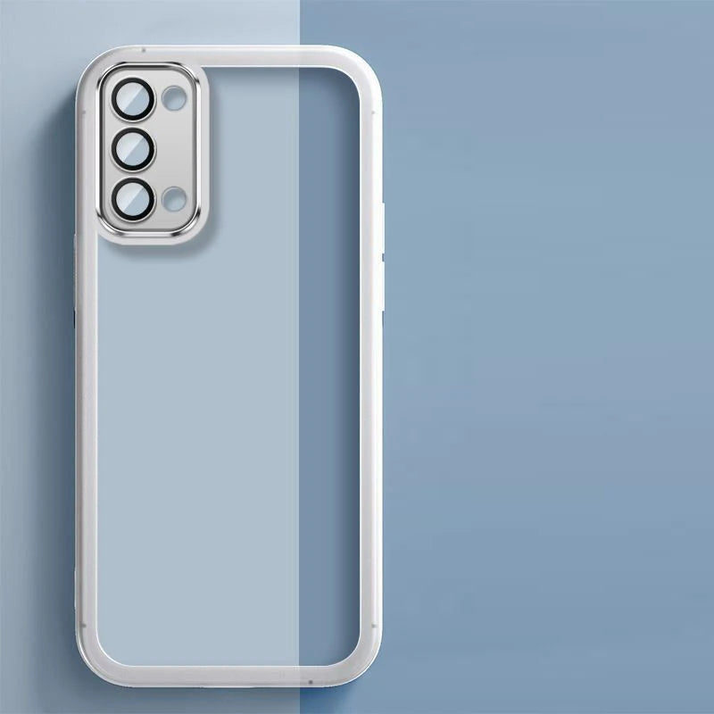 For OPPO A54 5G Case Oppo A74 5G Phone Case oppo A74 5G Cover OPPO A54 5G Shookproof Plating Silicone back cover