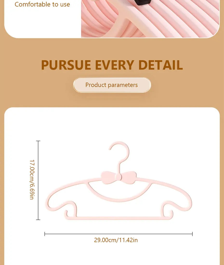 Baby Hanger 10pcs Kids Clothes Hanger Rack Display Cute Hanger Hanger Clip Hanger Wholesale