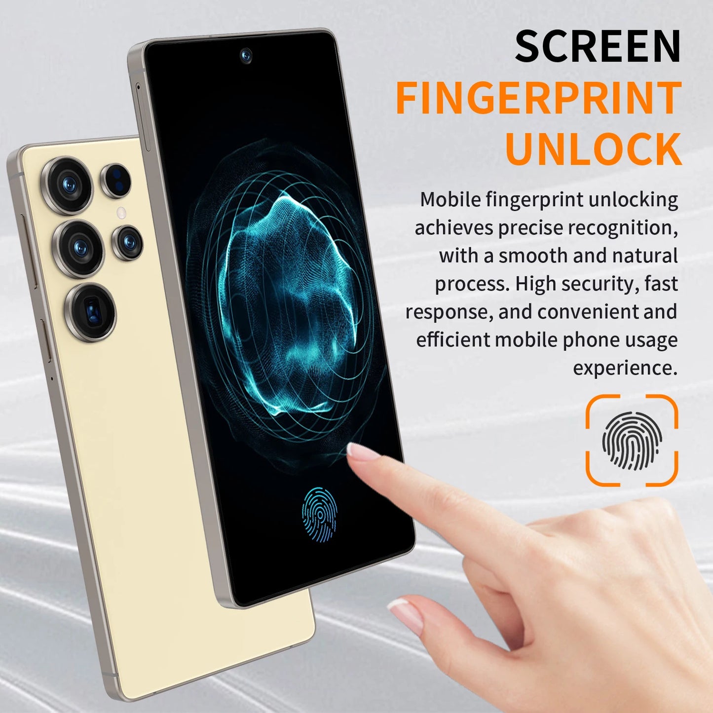 HOT 2025 new S25 Ultra original intelligent 5G dual card dual standby Android 14 system global version phones 8000mAh battery