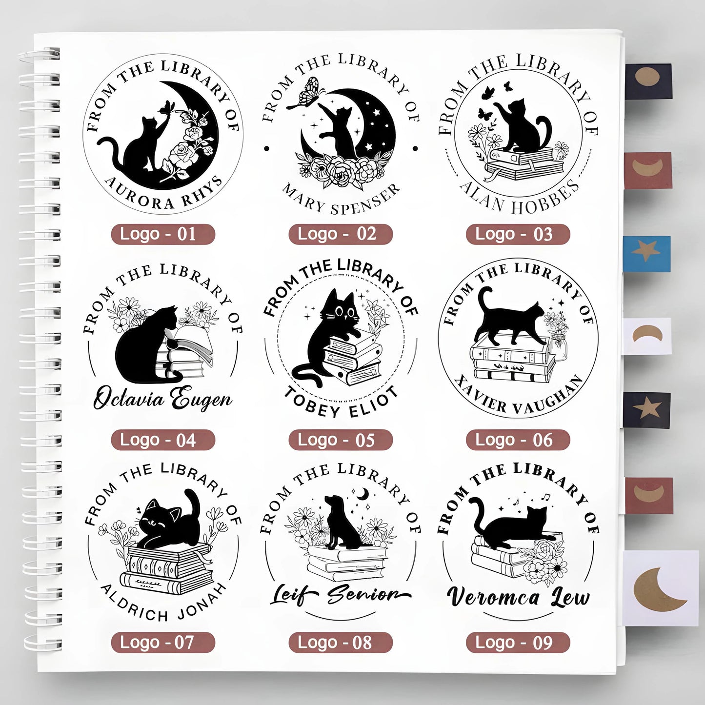 Personalized Book Embosser | "From The Library of..." Custom Stamp | Ex Libris Book Stamp | Thoughtful Gift for Book Lovers