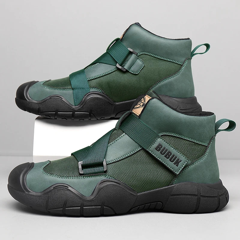 Men's Shoes Autumn and Winter Men's Business Casual Shoes New Outdoor Hiking Sports Shoes Youth Basketball Shoes Casual Trendy Shoes Fashion Short Boots