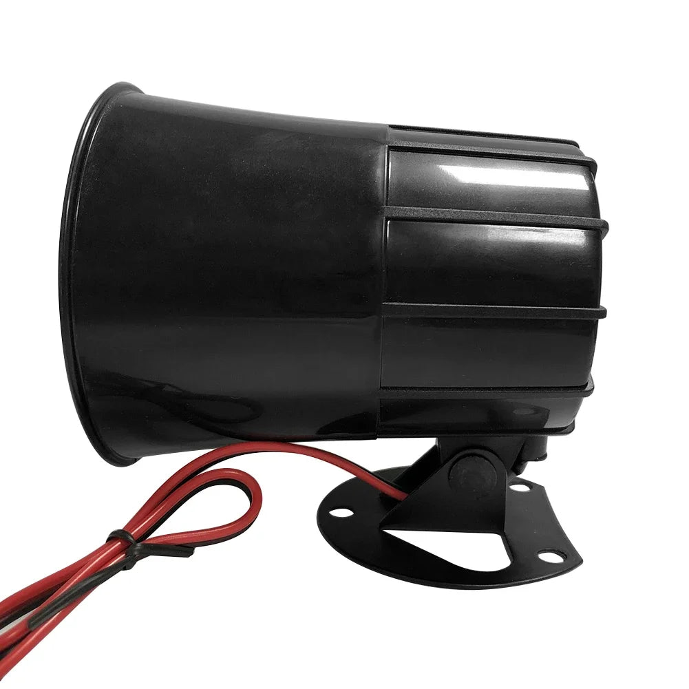 Universal 125dB Loud Warning Alarm Siren for Car Auto Motorcycle Truck 12V 24V 15W Mini speaker Loud Warning Alarm Siren