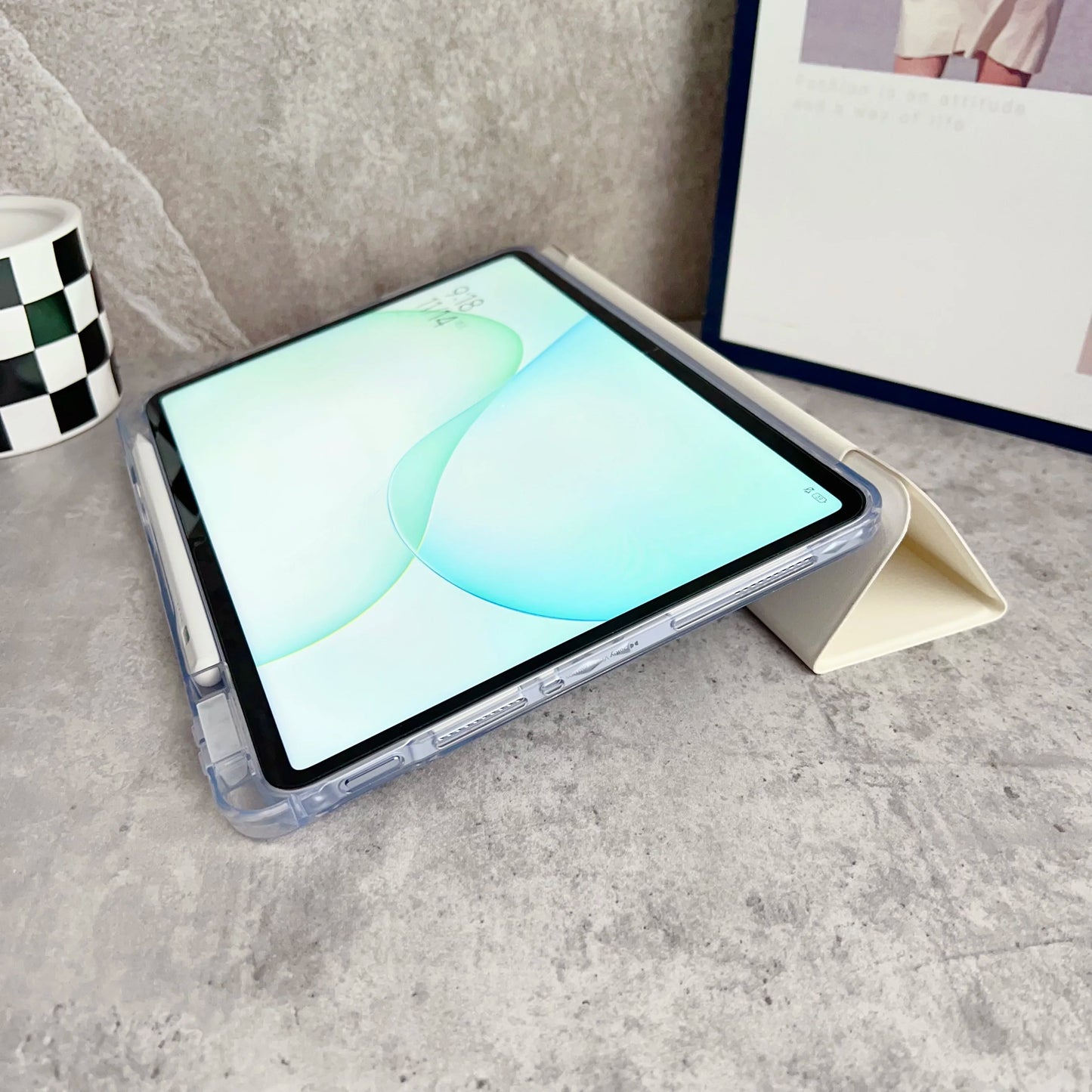 For Xiaomi Mi Pad 8 7 6 Pro 11.2 Case Redmi pad SE 11 2 K Pad 8.8 Auto Wake up & Sleep Silicone Cover Y-Fold Support Charging