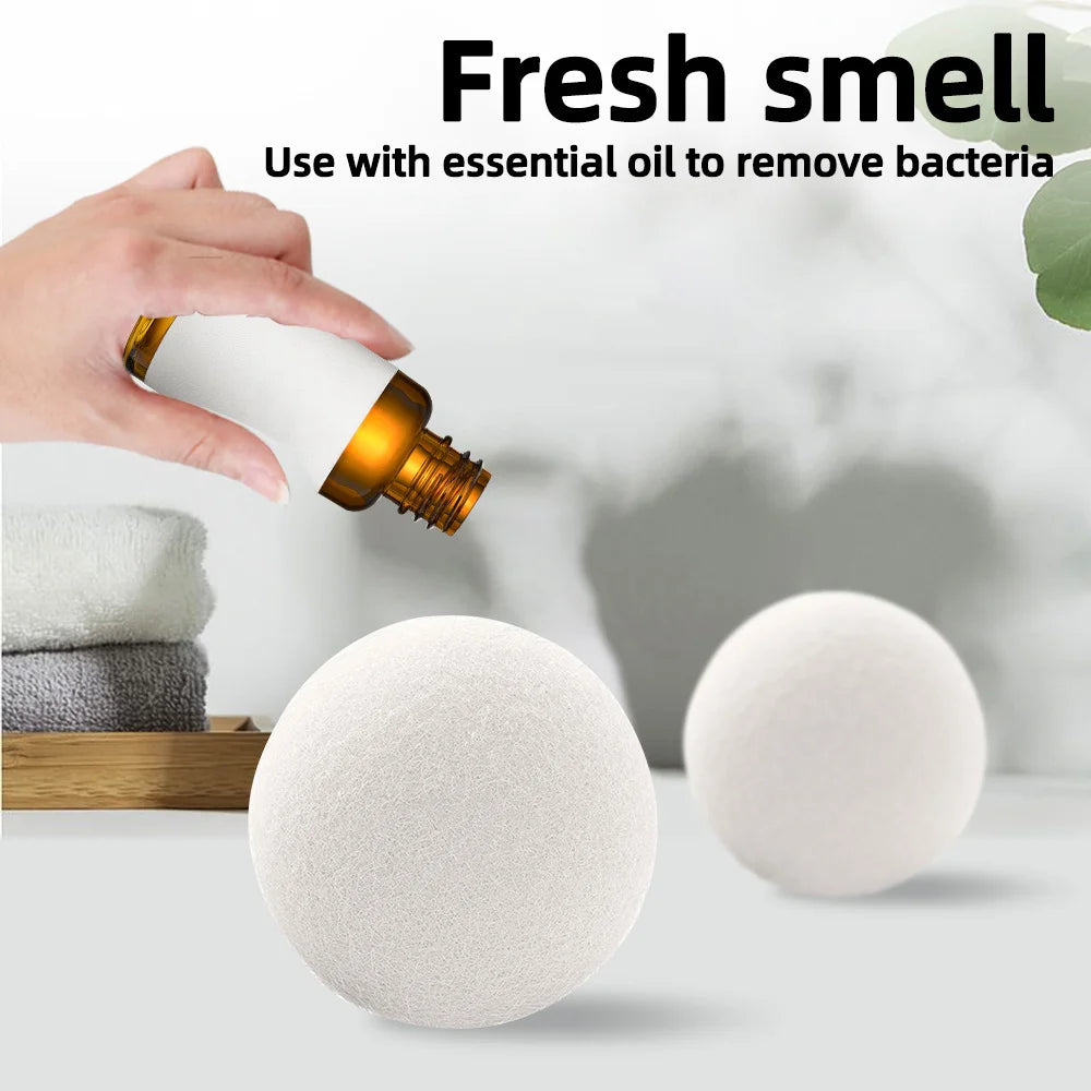 3Pcs Antistatic Special Anti-Winding Of Wool Household Drying Ball Reusable Washing Hine Parts 6Cm