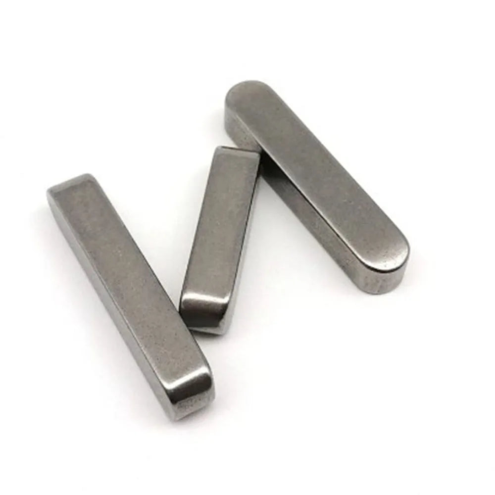 140PCS/BOX M3 M4 M5 M6 Square Rectangular Keys Stainless Steel Dowel Drive Shaft Parallel A Type Flat Key Kit