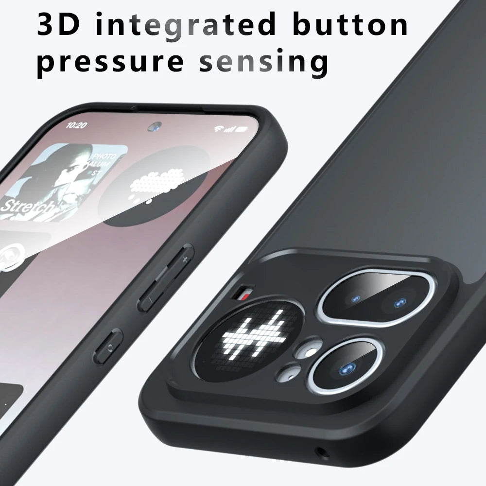 For Nothing Phone4A  Airbag Super Protection Soft Clear Matte Back Cover For Nothing Phone4A Pro 5G Phone Case