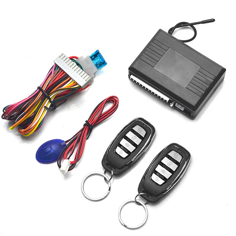 12V Universal Car Auto Remote Central Locking System with 2 Remote Controls Keyless Entry System Remote operation