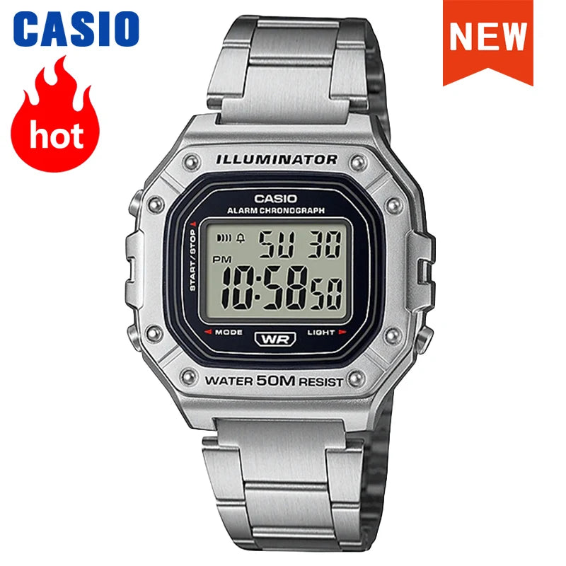 Casio watch for men top brand luxury set quartz watch men watch Sport Watch relogio masculino часы мужские W-218HD-1A