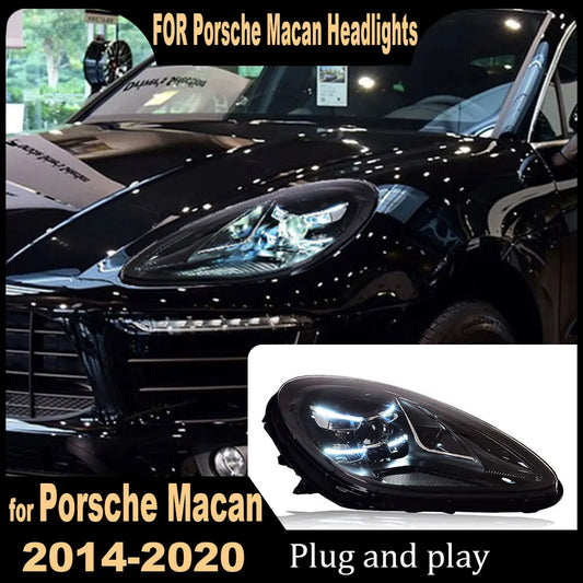 Car Light LED Headlights for Porsche Macan 2014 2015 2016 2017 2018 2019-2022 Headlamp Assembly DRL Turn Signal Car Accessories