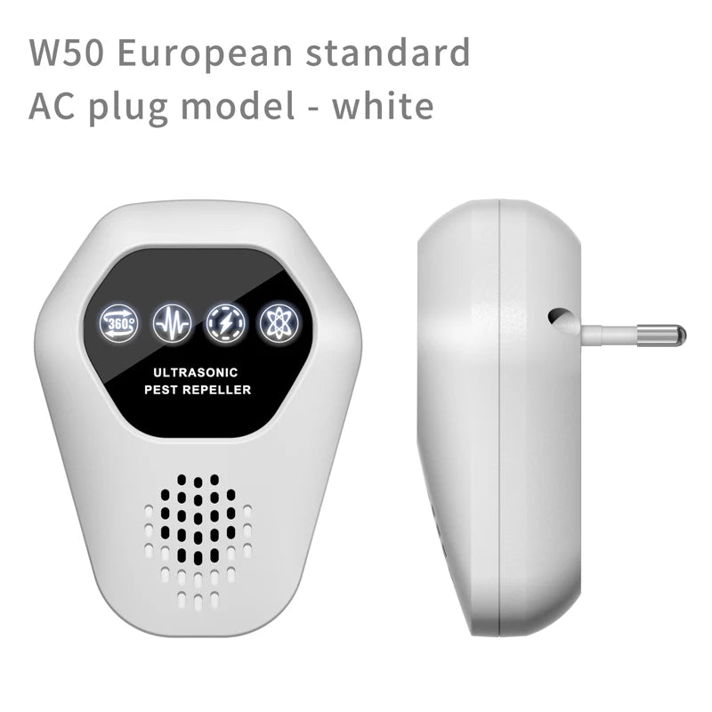 Ultrasonic Mosquito Repeller Rat Repeller Intelligent High-power Warehous Kitchen Variable Frequency Cockroach Pest Repeller New
