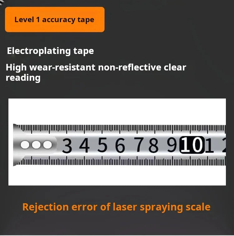 3/5/7.5/10 meter tape measure Anti-drop stainless steel tape measure Home site construction meter measure puller rule